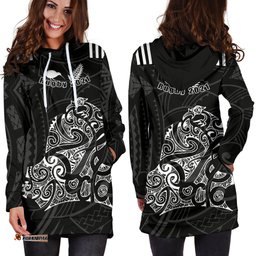 Aotearoa Super Rugby Women Hoodie Dress Maori Kiwi