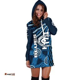 Carlton Blues Hoodie Dress Aboriginal