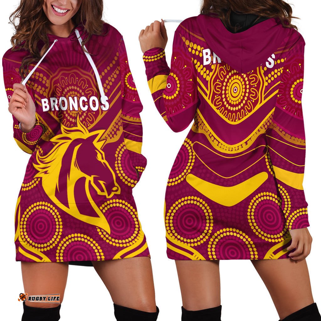 Broncos Indigenous Hoodie Dress