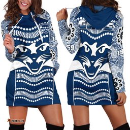 Cats Football Hoodie Dress Geelong 1859 Indigenous Sporty Version