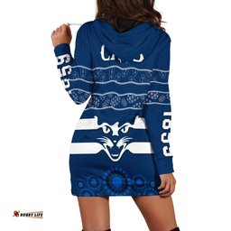 Cats Indigenous Hoodie Dress Football Geelong