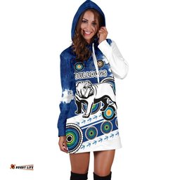 Bulldogs Women Hoodie Dress Special Indigenous