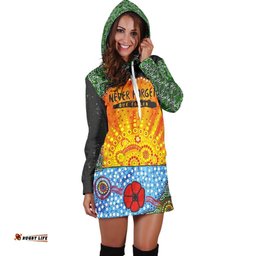 Anzac Day Hoodie Dress Lest We Forget Poppy
