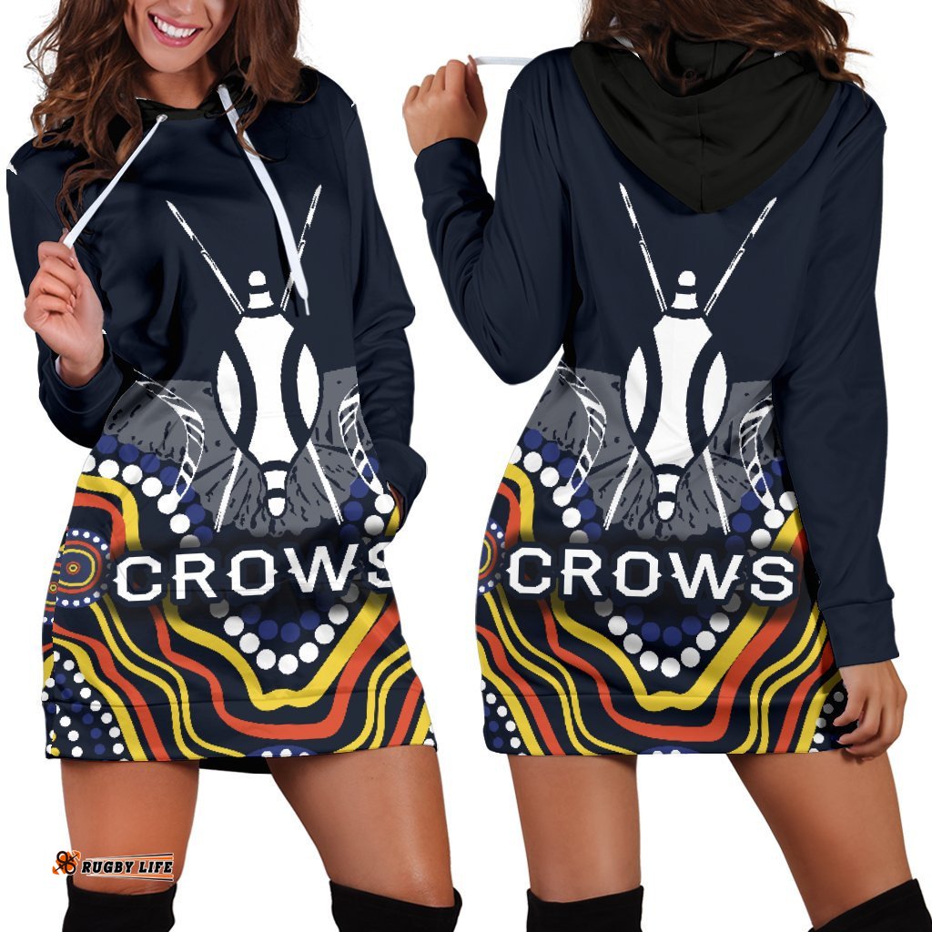 Adelaide Women Hoodie Dress Special Crows