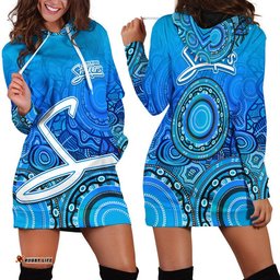 Adelaide Strikers Indigenous Aboriginal Arts Hoodie Dress