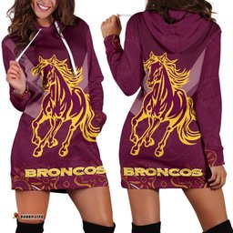 Brisbane Broncos Indigenous Women Hoodie Dress 01
