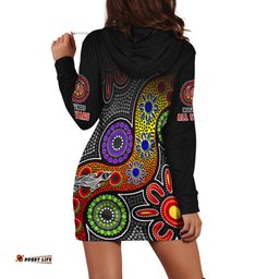 All Stars Christmas Hoodie Dress Indigenous Dreamtime