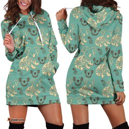 Aboriginal Hoodie Dress, Koala Patterns So Cute