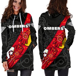 Bombers Naidoc Week Women's Hoodie Dress Essendon Ingenious