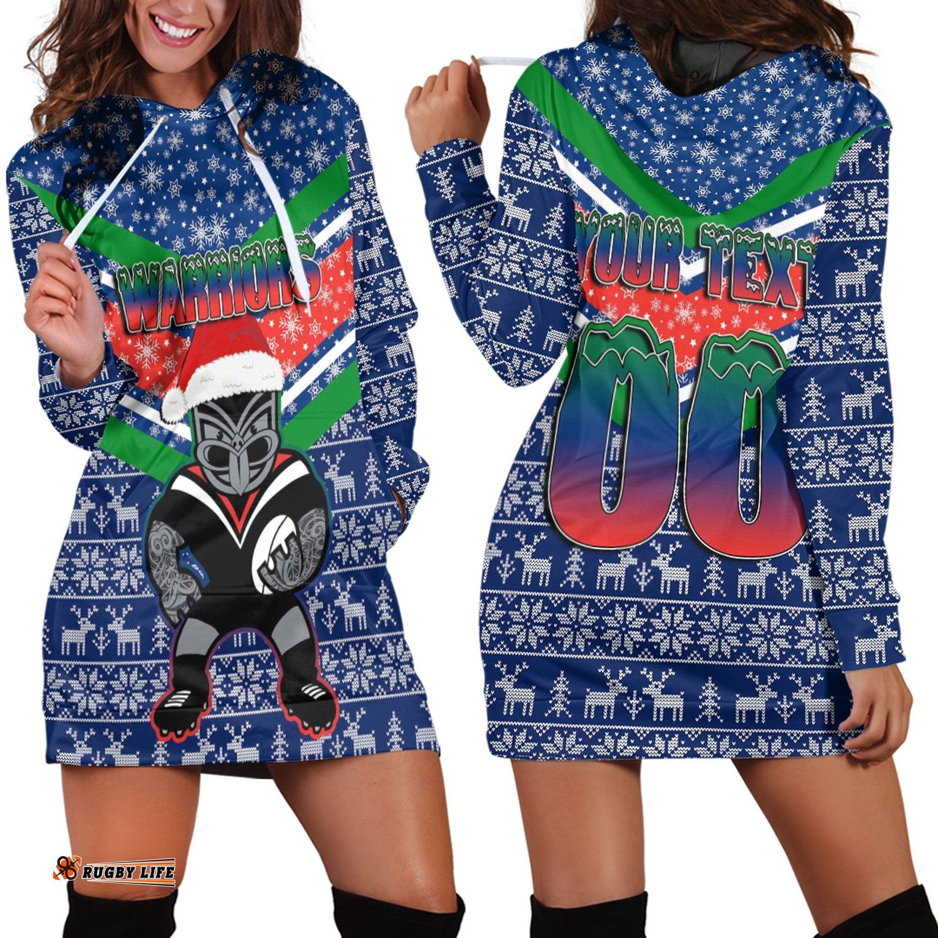 Custom Vibe Hoodie Clothing New Zealand Warriors Christmas Aboriginal Tattoo Hoodie Dress