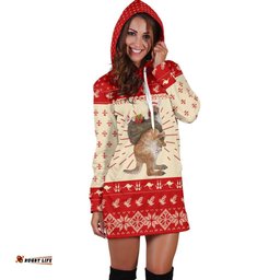 Australia Christmas Hoodie Dress Kangaroo Hoodie Merry Christmas
