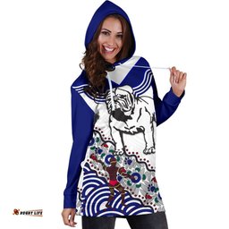 Bulldogs Women Hoodie Dress Indigenous
