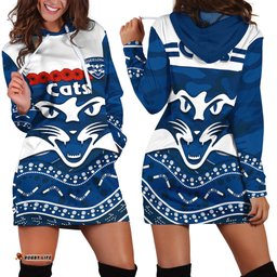 Cats Football ANZAC Hoodie Dress Geelong Camouflage Poppy Mix Aboriginal
