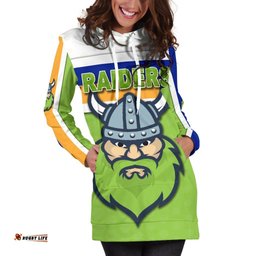Canberra Women Hoodie Dress Raiders Viking