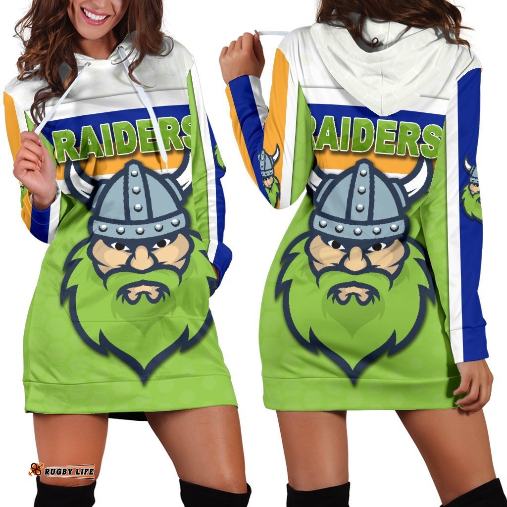 Canberra Women Hoodie Dress Raiders Viking
