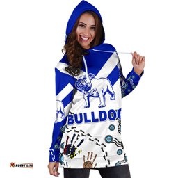 Canterbury-Bankstown Bulldogs Women Hoodie Dress Indigenous NO.1