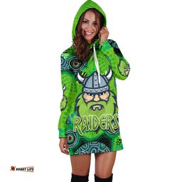 Canberra Hoodie Dress Raiders Viking Indigenous