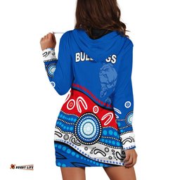 Bulldogs Indigenous Hoodie Dress Western