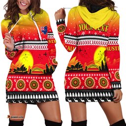 Custom Personalised Australia Christmas Hoodie Dress Proud Sydney Opera House