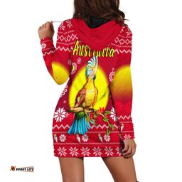 Custom Personalised Australia Christmas Hoodie Dress Be Loved Cockatoo