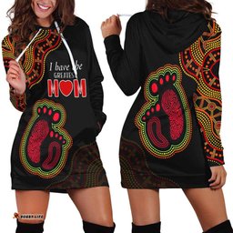 Australia Mother Day Aboriginal Hoodie Dress The Greatest MOM