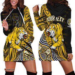 Custom Personalised Richmond Football Hoodie Dress Aboriginal Go The Tigers Premiers