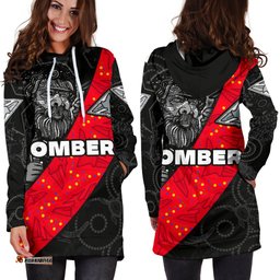 Bombers Naidoc Week Women's Hoodie Dress Essendon Ingenious Spesial Version