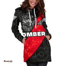 Bombers Naidoc Week Women's Hoodie Dress Essendon Ingenious Spesial Version