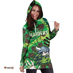 CanberraWomen's Hoodie Dress Raiders Indigenous 2