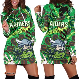 CanberraWomen's Hoodie Dress Raiders Indigenous 2