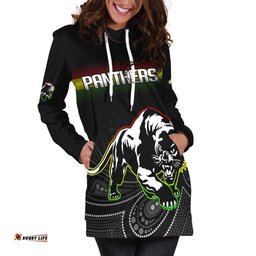 Black Panthers Rugby League Aboriginal Hoodie Dress