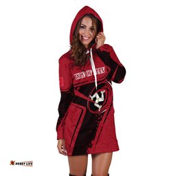 Custom Text Isle Of Man Rugby Personalised Hoodie Dress Isle Of Man Rugby