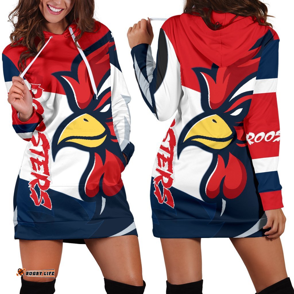 Australia Roosters Women's Hoodie Dress Sydney