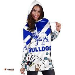 Canterbury-Bankstown Bulldogs Women Hoodie Dress Indigenous NO.2