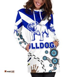 Canterbury-Bankstown Bulldogs Women Hoodie Dress Indigenous NO.2