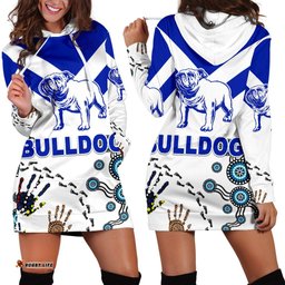Canterbury-Bankstown Bulldogs Women Hoodie Dress Indigenous NO.2