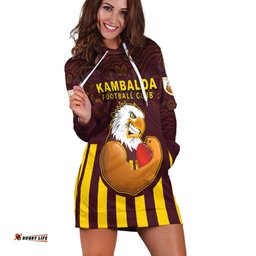 Custom Personalised Kambalda Football Club Hoodie Dress Goldfields Football Indigenous Eagles