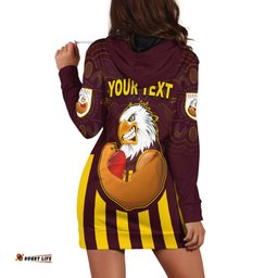 Custom Personalised Kambalda Football Club Hoodie Dress Goldfields Football Indigenous Eagles