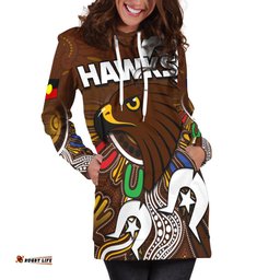 Hawks NAIDOC Week Hoodie Dress Hawthorn Football Aboriginal