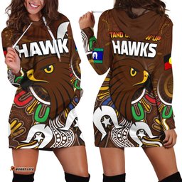 Hawks NAIDOC Week Hoodie Dress Hawthorn Football Aboriginal