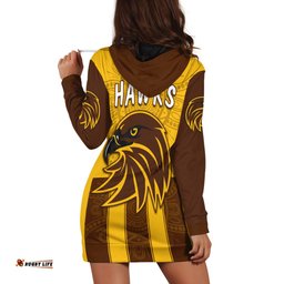 Hawks Indigenous Hoodie Dress Hawthorn Football