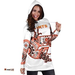 Giants Women's Hoodie Dress Simple Indigenous