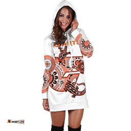 Giants Women's Hoodie Dress Simple Indigenous