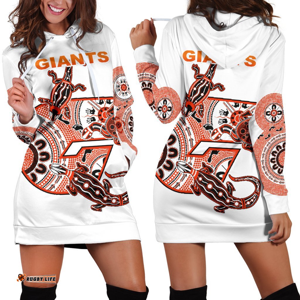 Giants Women's Hoodie Dress Simple Indigenous