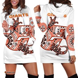 Giants Women's Hoodie Dress Simple Indigenous