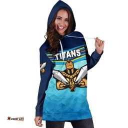 Gold Coast Women's Hoodie Dress Titans Gladiator