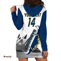 Custom Australia Day Cowboys Hoodie Dress NRL 2024 Sydney Opera House With Map