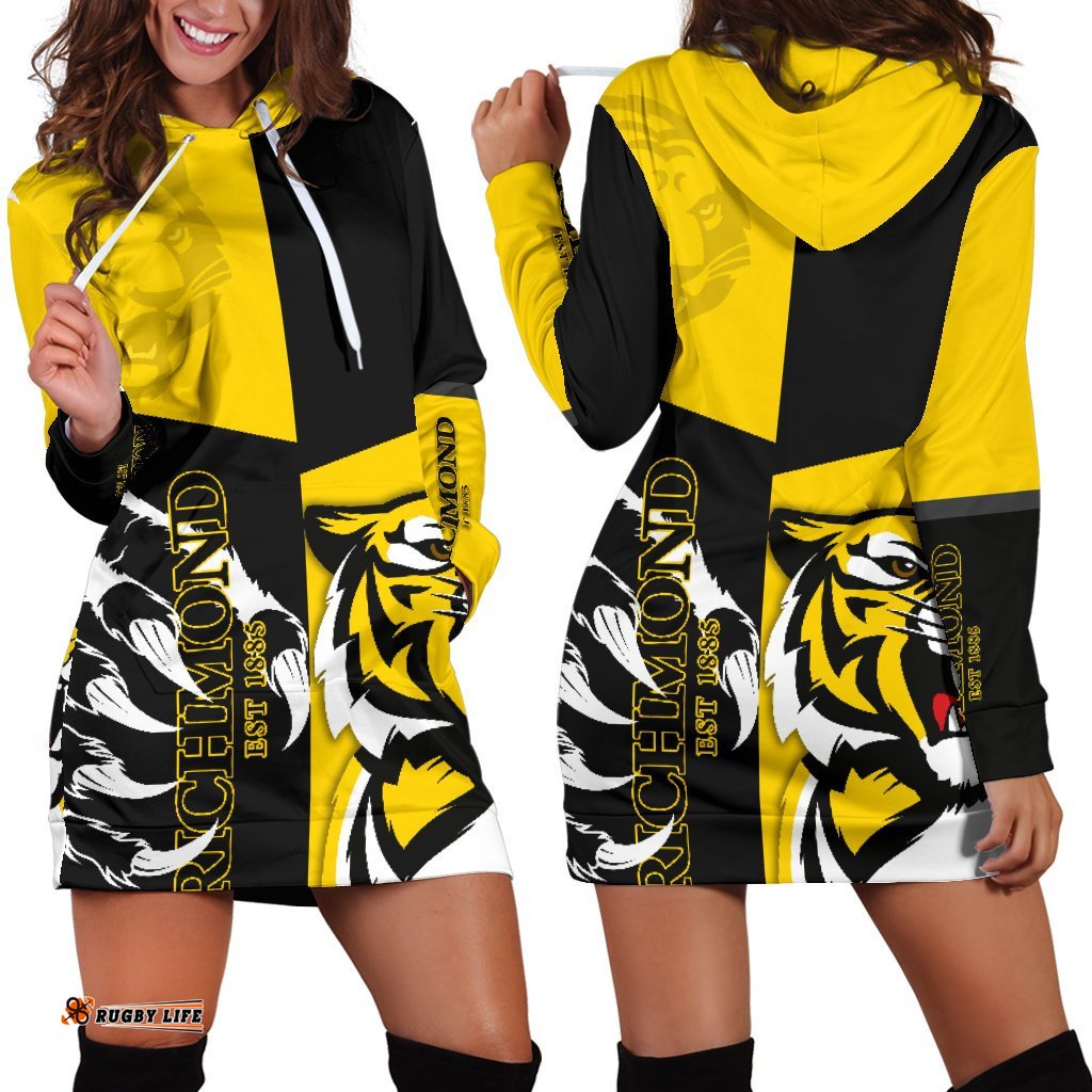 Richmond Tigers Women's Hoodie Dress Special Style