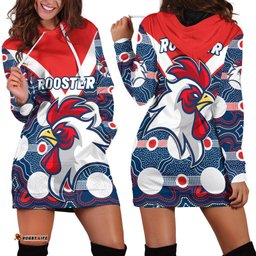 Roosters Hoodie Dress Sydney Indigenous