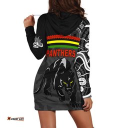 Panthers Anzac Day Hoodie Dress Aboriginal Lest We Forget Ver.02